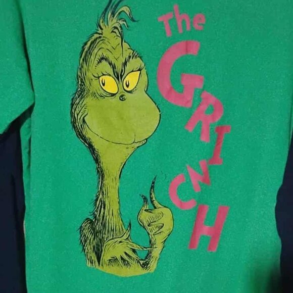 Grinch Combo Tee w/ Beanie NEW - Picture 2 of 5